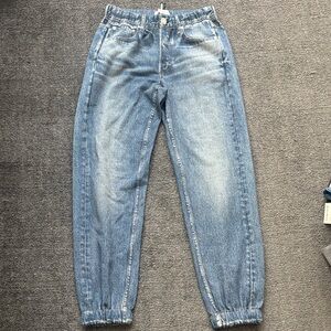 Rag & bone Miramar Stylish Blue Denim Jogger Jeans